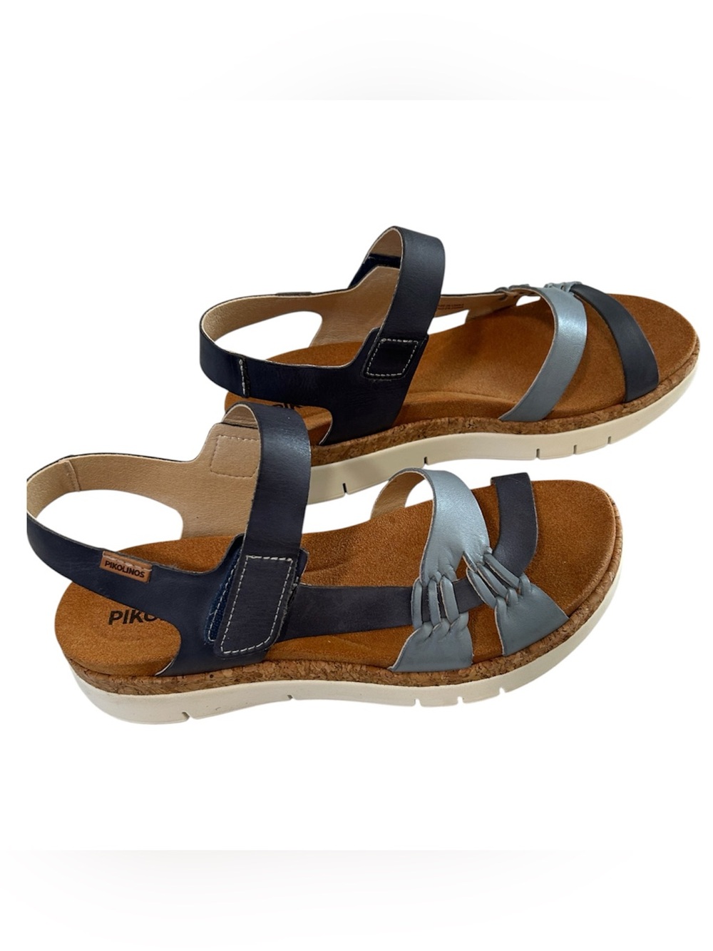 Pikolinos Palma Wedge Sandal, Denim, Size EU41/US10-10.5, NWOT Display pair - Picture 3 of 11